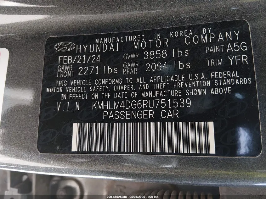 2024 HYUNDAI ELANTRA SEL