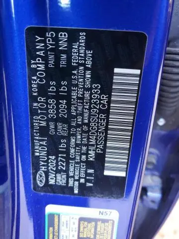 2025 HYUNDAI ELANTRA SEL SPORT  