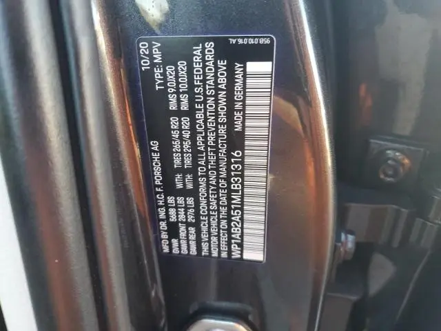 2021 PORSCHE MACAN S  