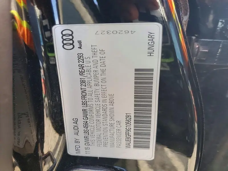 2016 AUDI A3 PREMIUM PLUS  