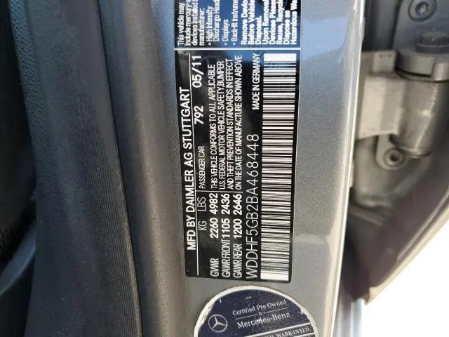 2011 MERCEDES-BENZ E 350  