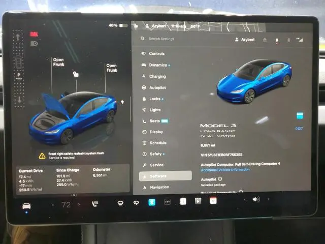 2024 TESLA MODEL 3   