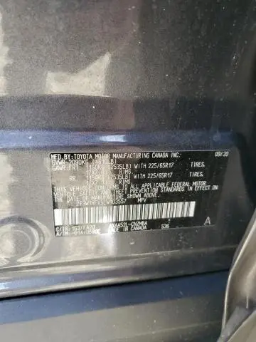 2020 TOYOTA RAV4 XLE  