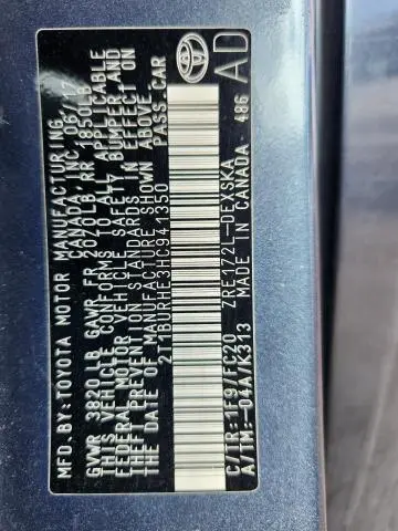 2017 TOYOTA COROLLA L  