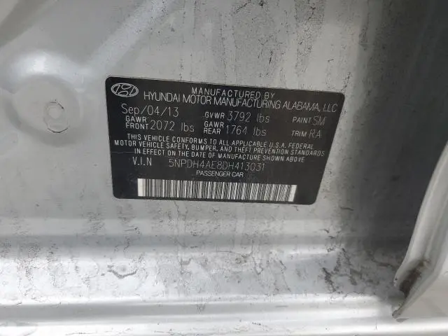 2013 HYUNDAI ELANTRA GLS  