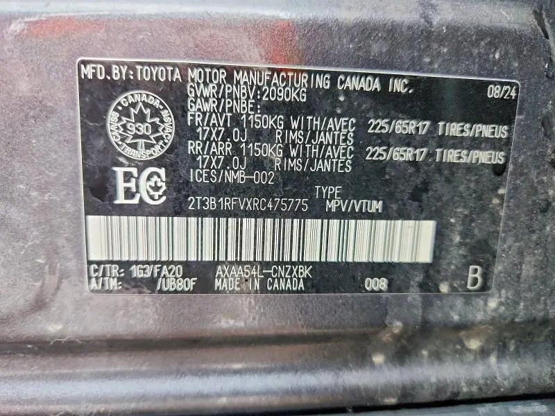 2024 TOYOTA RAV4 LE  