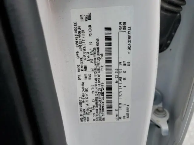 2020 FORD F350 SUPER DUTY  