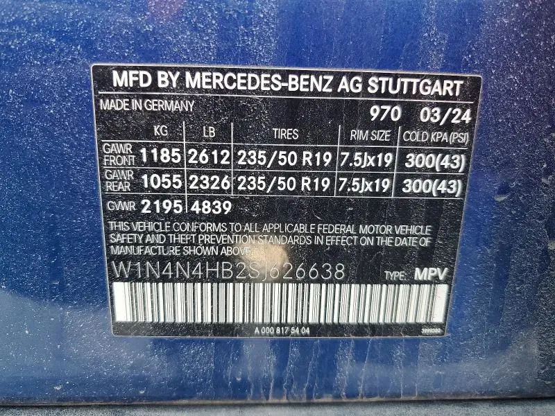 2025 MERCEDES-BENZ GLA 250 4MATIC  