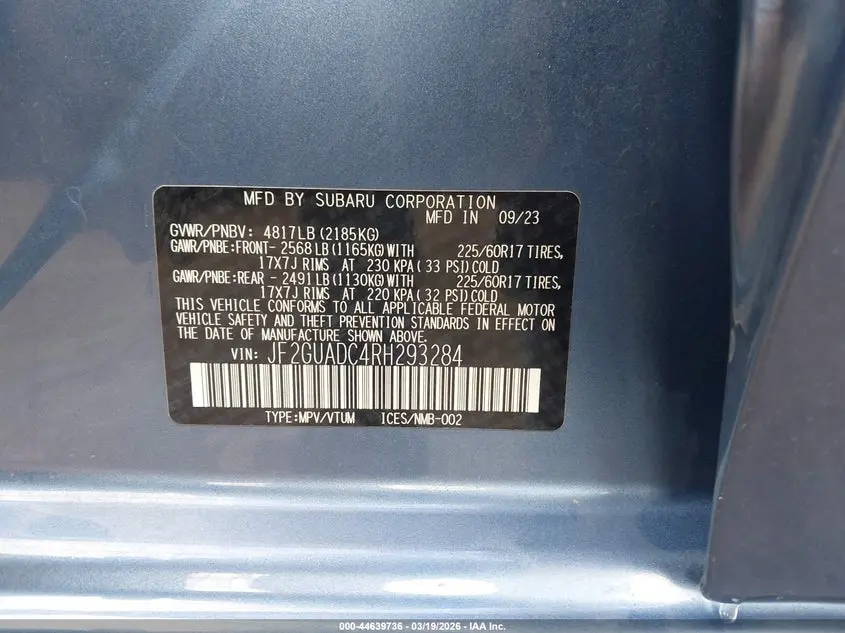 2024 SUBARU CROSSTREK PREMIUM
