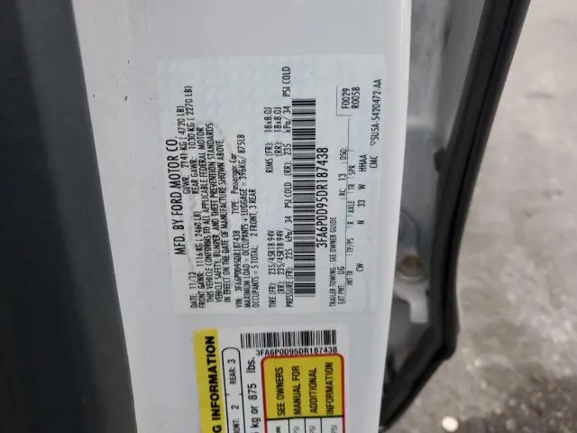 2013 FORD FUSION TITANIUM  