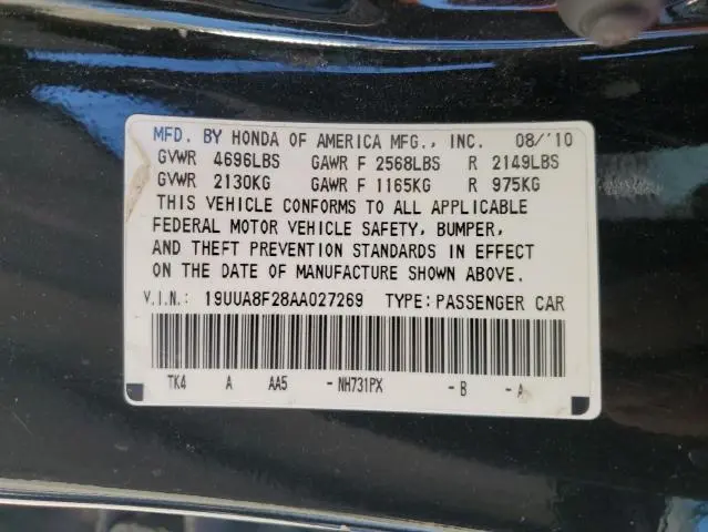 2010 ACURA TL   