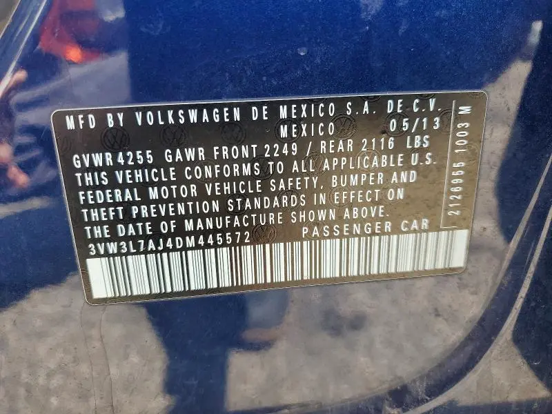 2013 VOLKSWAGEN JETTA TDI  