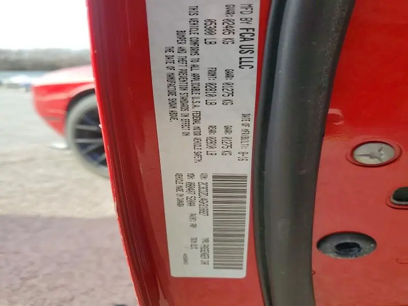 2016 DODGE CHALLENGER SRT 392  