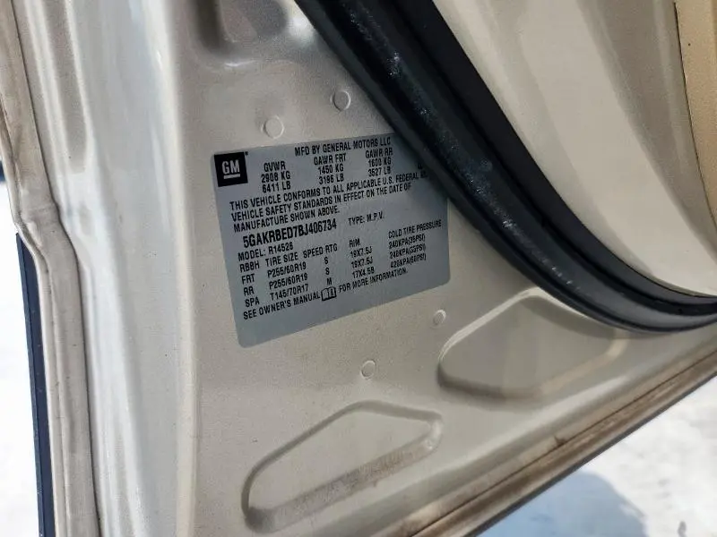 2011 BUICK ENCLAVE CXL  