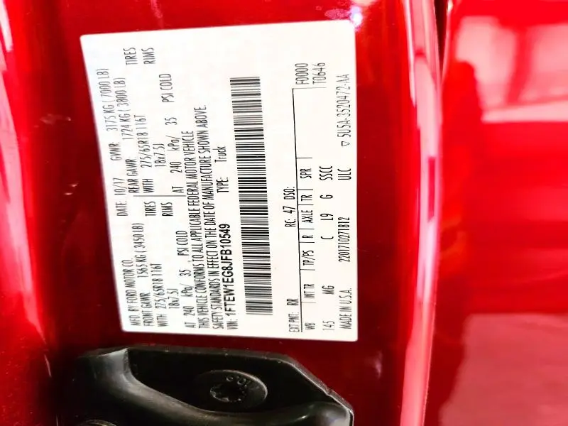 2018 FORD F150 SUPERCREW  