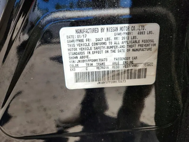 2017 INFINITI Q70L 3.7  