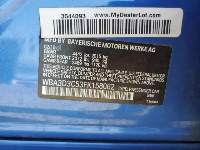 2015 BMW 328 D  