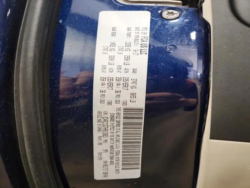 2017 CHRYSLER PACIFICA TOURING  