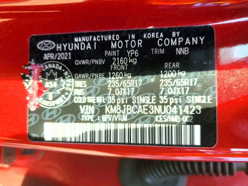 2022 HYUNDAI TUCSON SEL  
