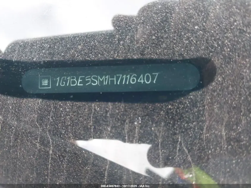 2017 CHEVROLET CRUZE LT AUTO