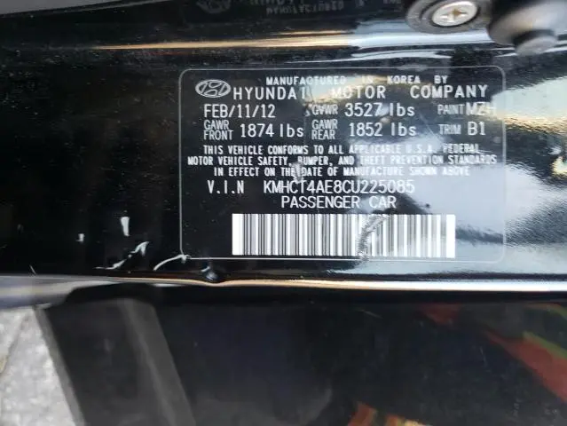 2012 HYUNDAI ACCENT GLS  