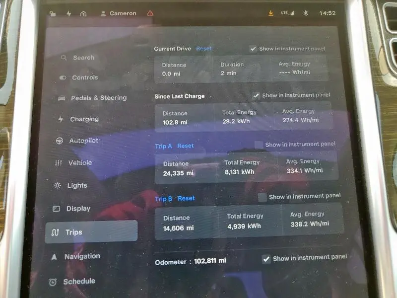 2015 TESLA MODEL S 70D  