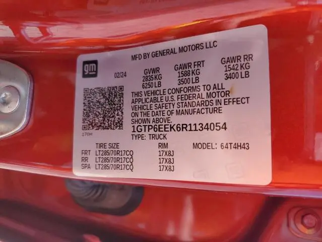 2024 GMC CANYON AT4X  