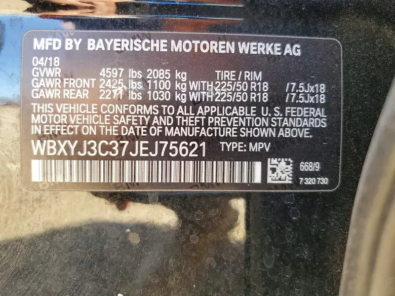 2018 BMW X2 SDRIVE28I  