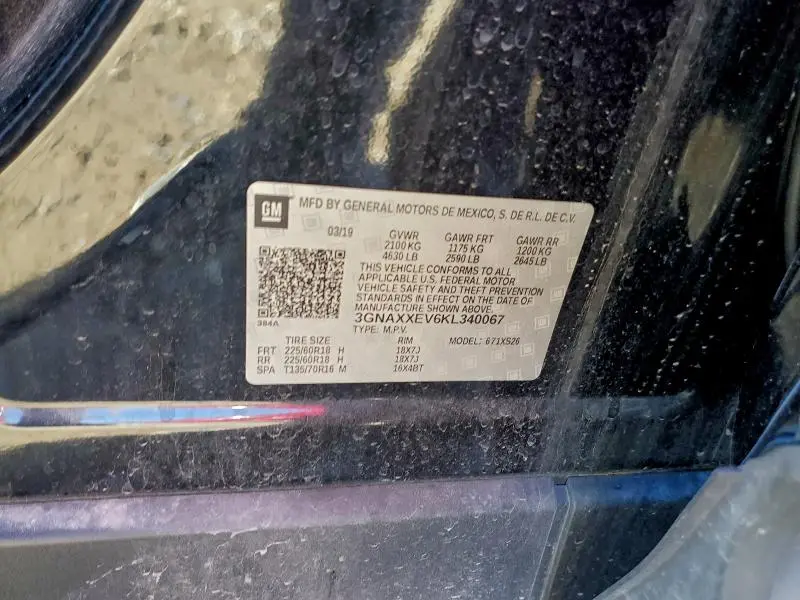 2019 CHEVROLET EQUINOX PREMIER  