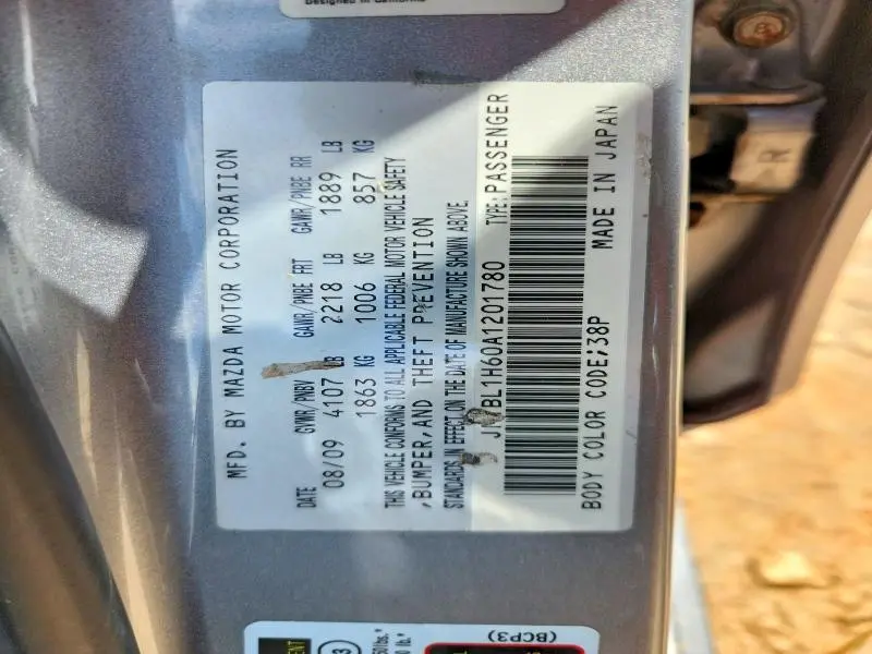 2010 MAZDA 3 S  