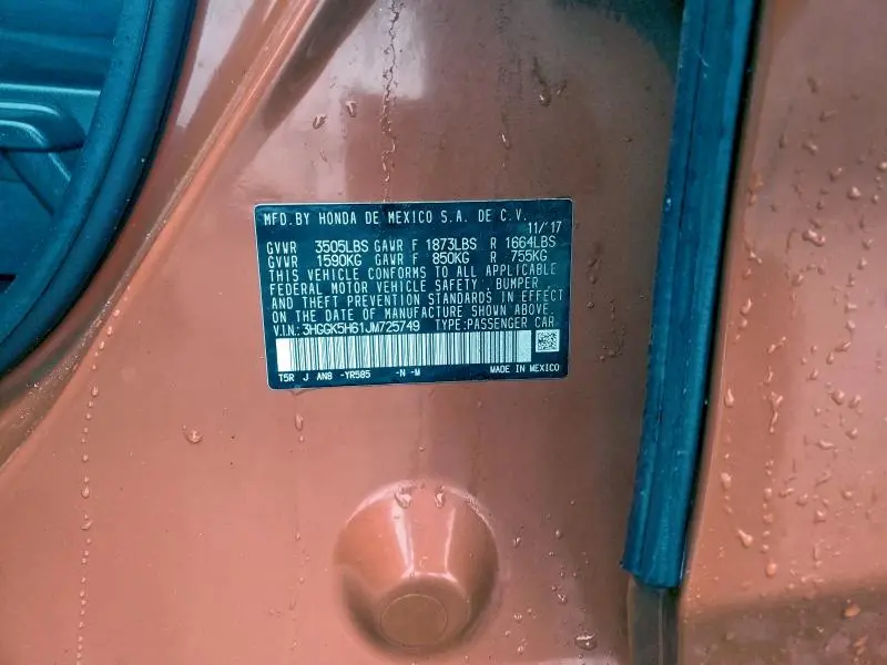 2018 HONDA FIT SPORT  