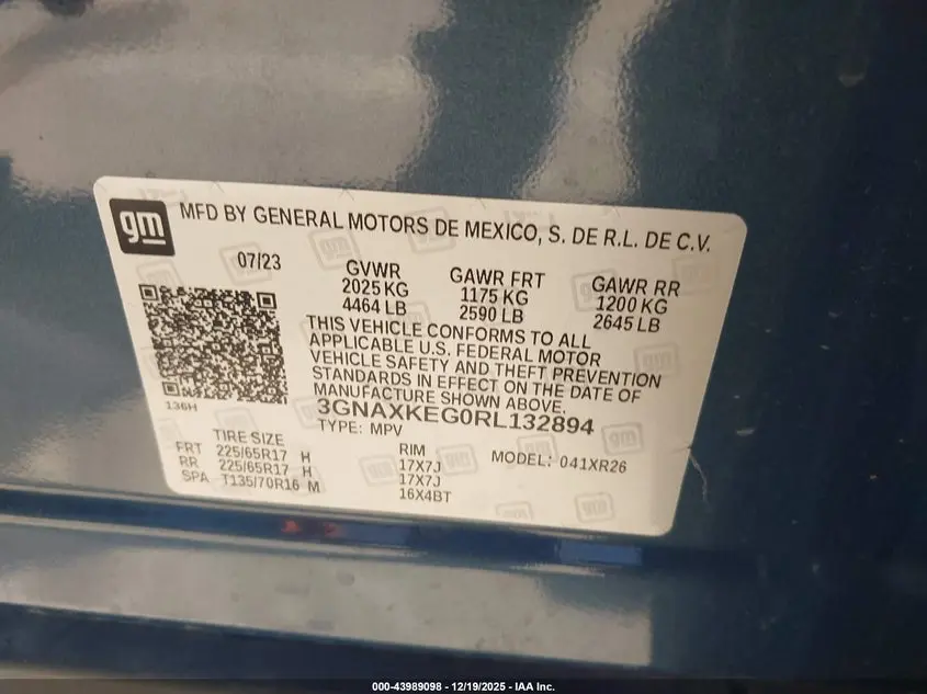 2024 CHEVROLET EQUINOX FWD LT