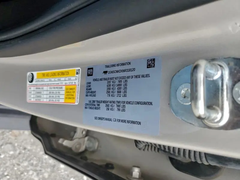 2022 CHEVROLET TAHOE C1500 LT  
