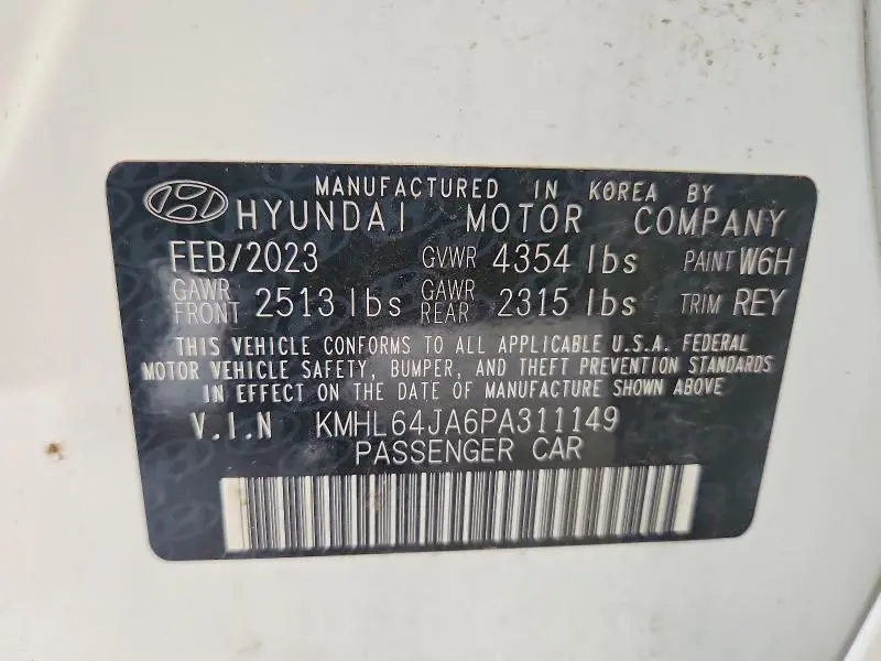 2023 HYUNDAI SONATA SEL  