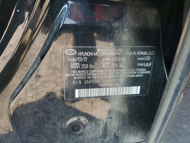 2021 HYUNDAI SONATA LIMITED  