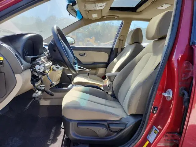 2010 HYUNDAI ELANTRA BLUE  