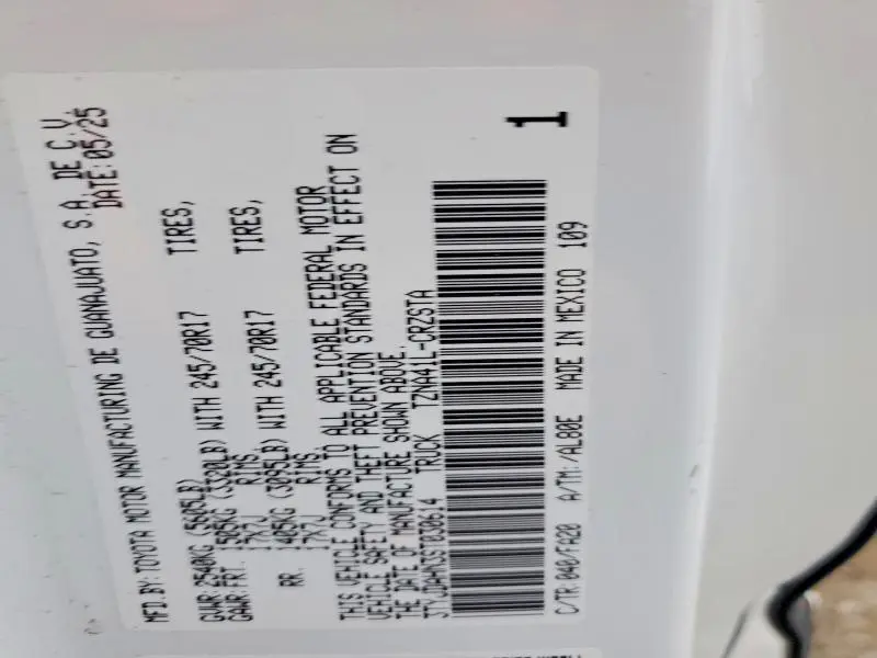 2025 TOYOTA TACOMA XTRACAB  