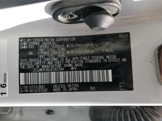 2018 LEXUS GX 460 PREMIUM
