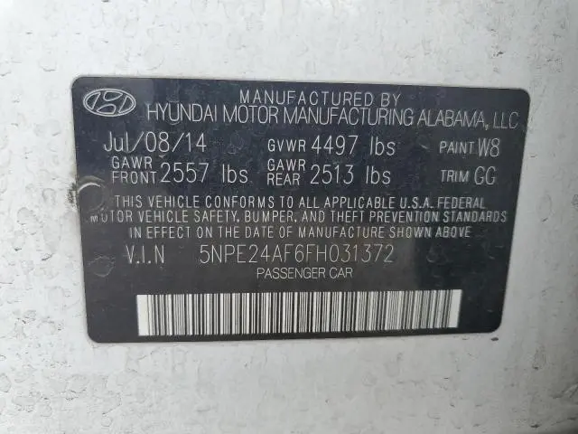 2015 HYUNDAI SONATA SE  