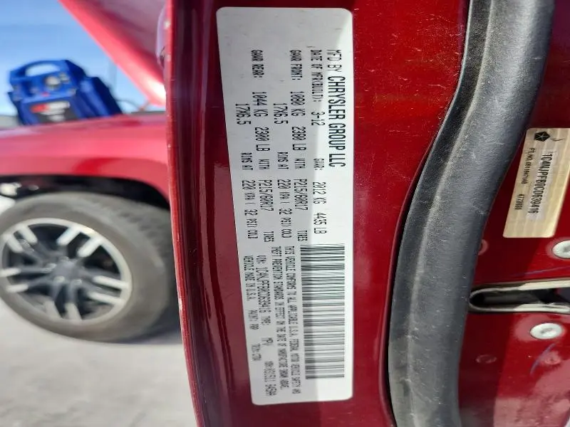 2012 JEEP PATRIOT LATITUDE  