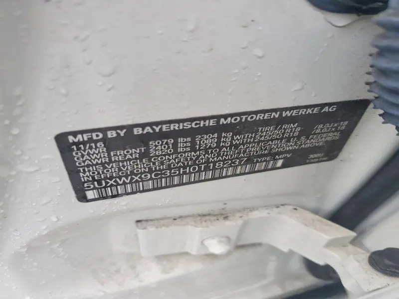 2017 BMW X3 XDRIVE28I  