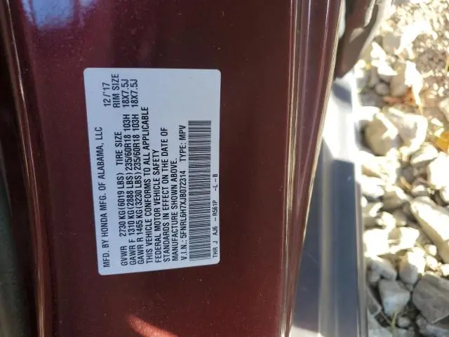 2018 HONDA ODYSSEY EXL  