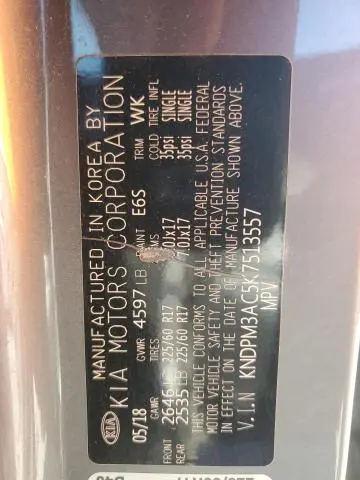 2019 KIA SPORTAGE LX  