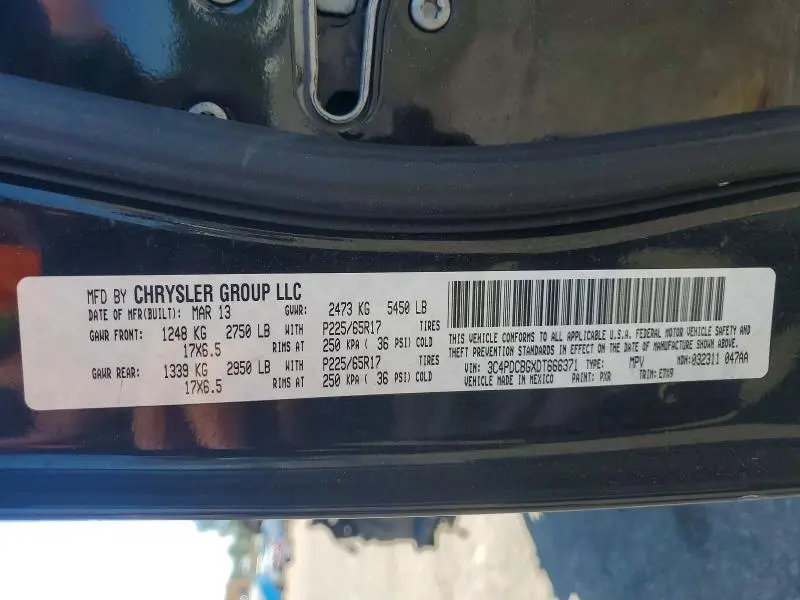 2013 DODGE JOURNEY SXT  