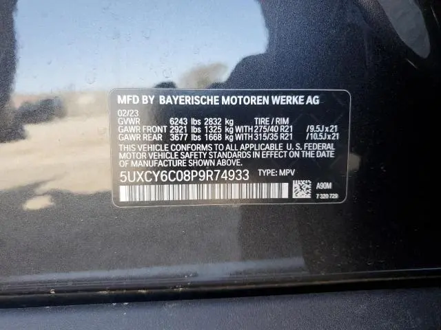 2023 BMW X6 XDRIVE40I  