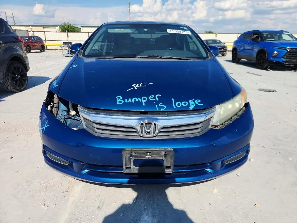 2012 HONDA CIVIC EXL  