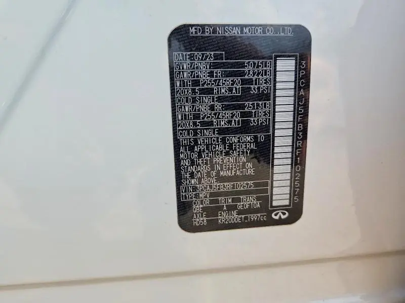 2024 INFINITI QX50 SPORT  