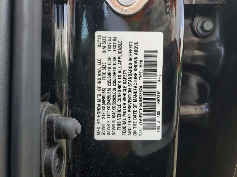 2018 HONDA CR-V EX  