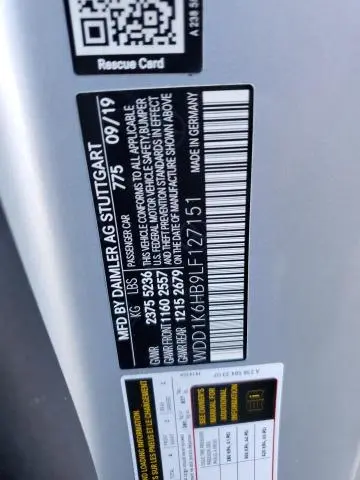 2020 MERCEDES-BENZ E 450  