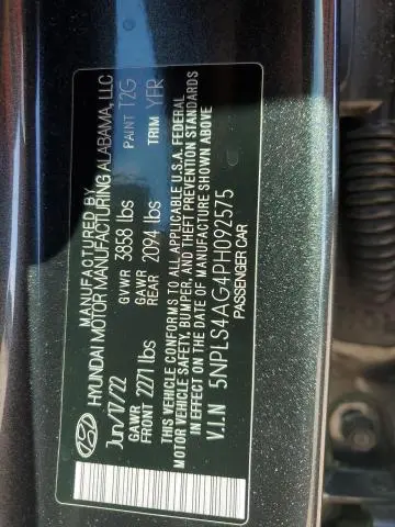 2023 HYUNDAI ELANTRA SEL  